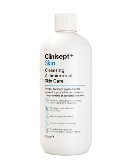 Clinisept+ Skin Cleansing Antimicrobial Skin Care Bottle 490ml