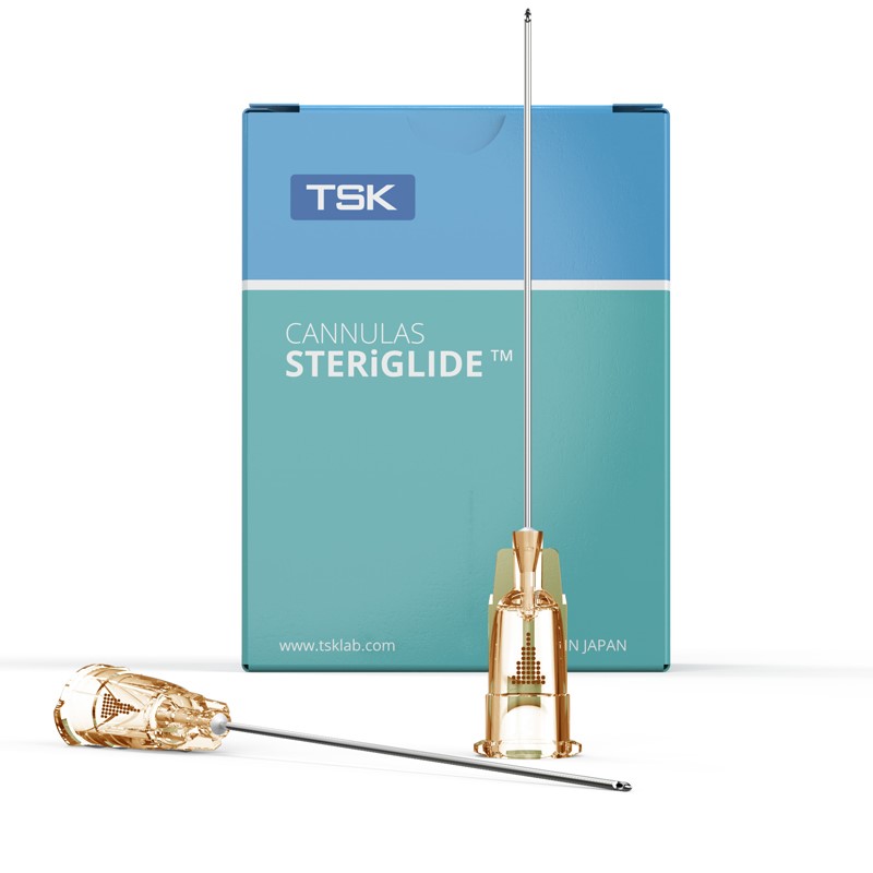 TSK Cannulas Steriglide 27G x 50mm (Box of 20)