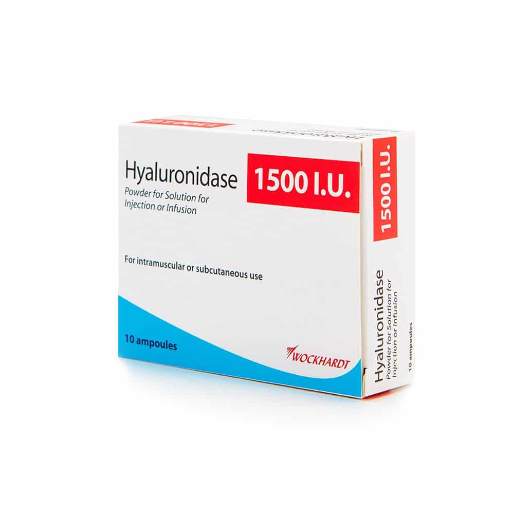 Hyaluronidase 1500iu powder for solution ampuoles SINGLE