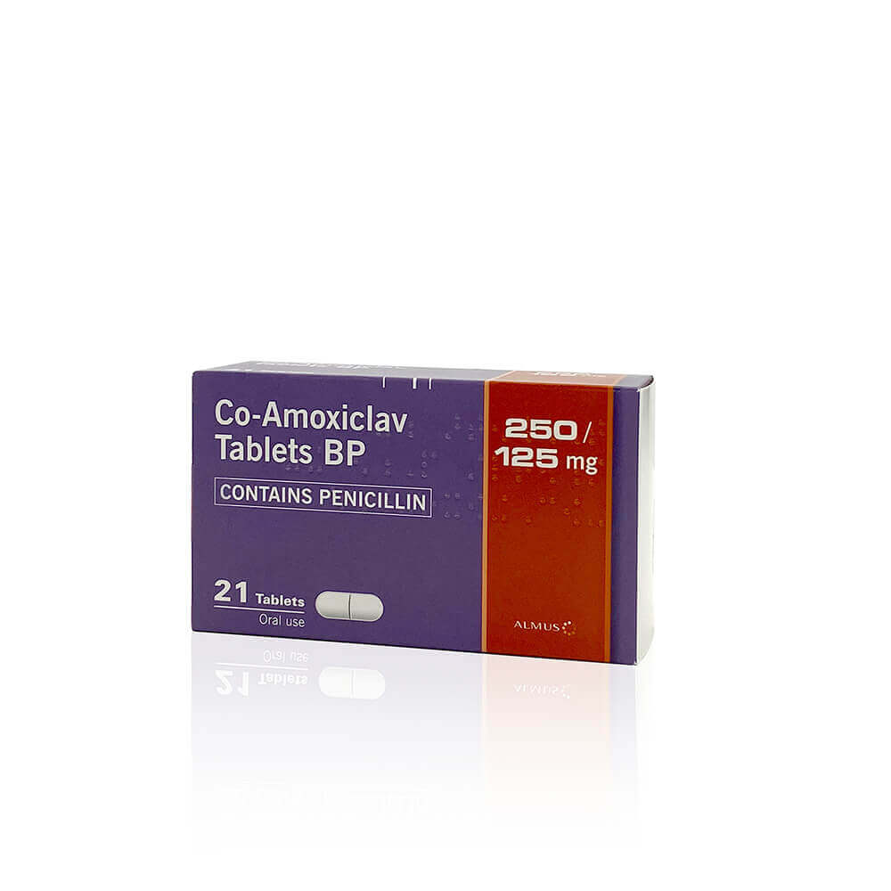 Co-Amoxiclav 250/125mg (21x Capsules)
